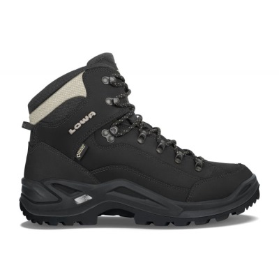 Lowa Renegade GTX Mid Heren - Wandelschoenen Zwart / Beige HBNEJT178